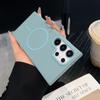 For Samsung Galaxy S26 Ultra Case Hard PC Magnetic Wireless charging Protect Back Cover For samsung S26 S25 S24 S23 S22 Plus FE