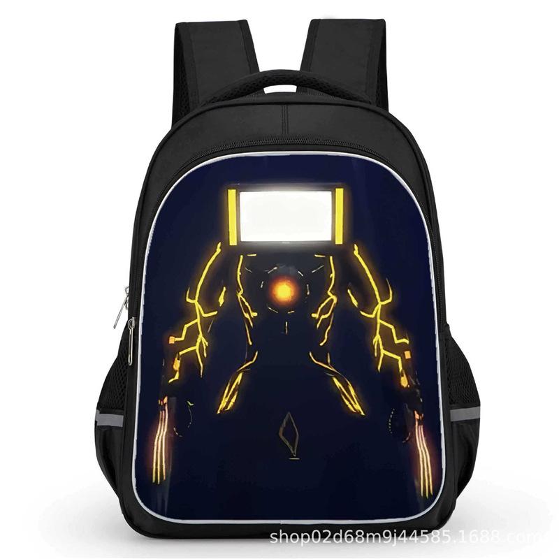 Toilet Man School Bag Titan Clock Man Titan Monitor Man Titan Audio Man Large Capacity Student School Bag