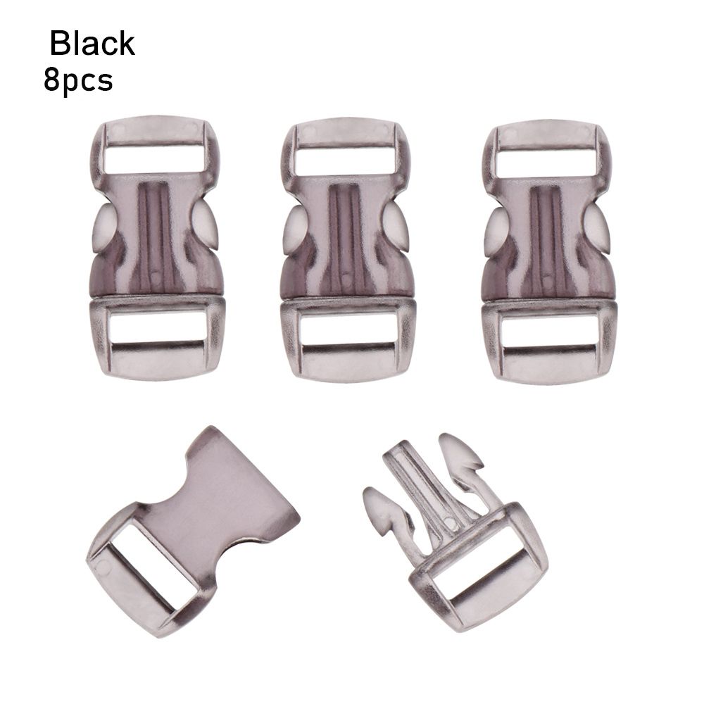 quality 3/8" 10mm Curved Dog Collar Strap Webbing Outdoor Tool Camp Bag Parts Side Release Buckle