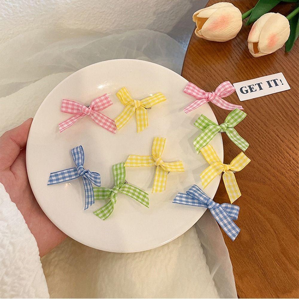 Mini Cloth Korean Style Headwear Bowknot Hairpin Children's Hair Clip Female Hair Accessories