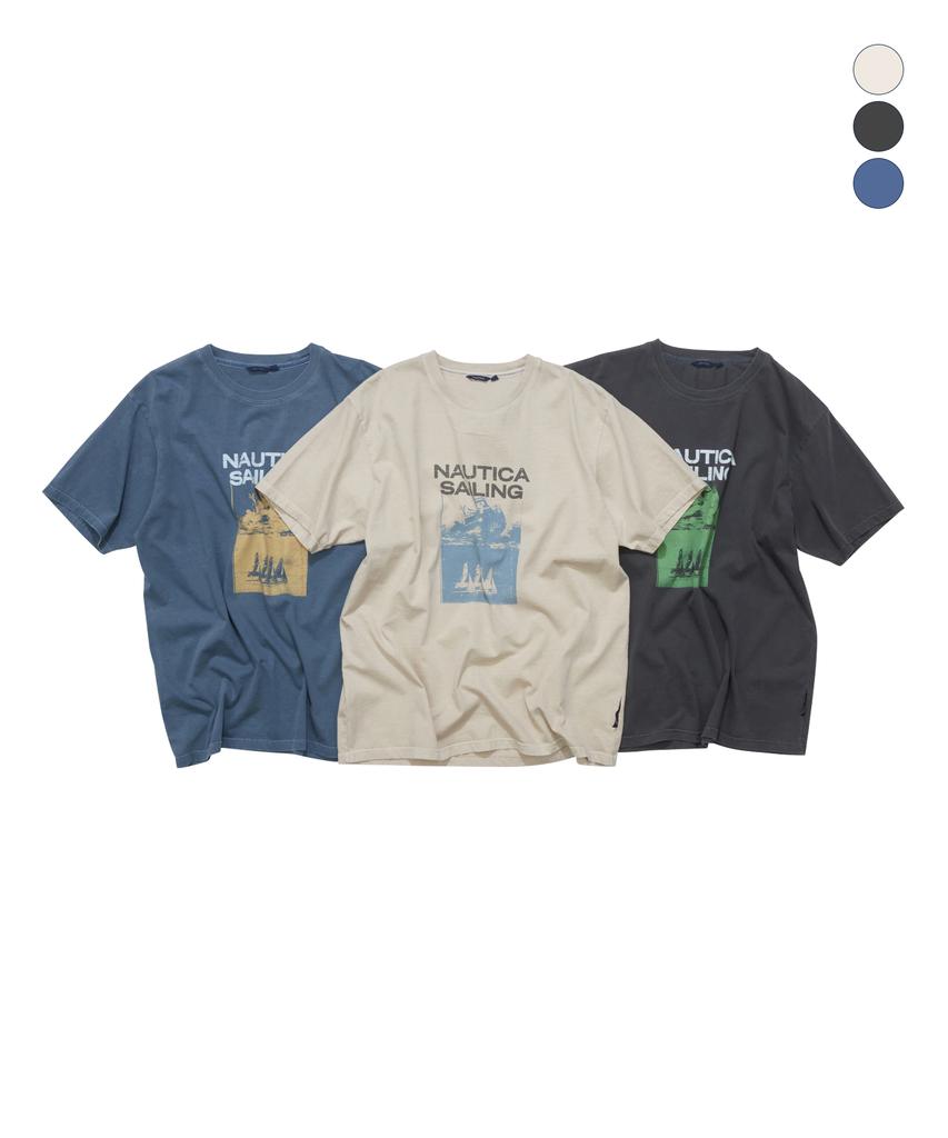 NAUTICA Sailing Block T-Shirt (3 Colors) Nts5696