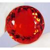 76-78 Ct Natural Red Orange Fire Mexican Opal Round Cut Stunning Gemstone
