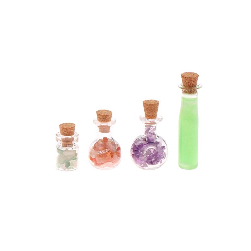 Dollhouse Wizarding World Scene Ornament Vintage Mini Magic Bottle Wand Model Dollhouse Retro Decoration Micro Scene Accessories