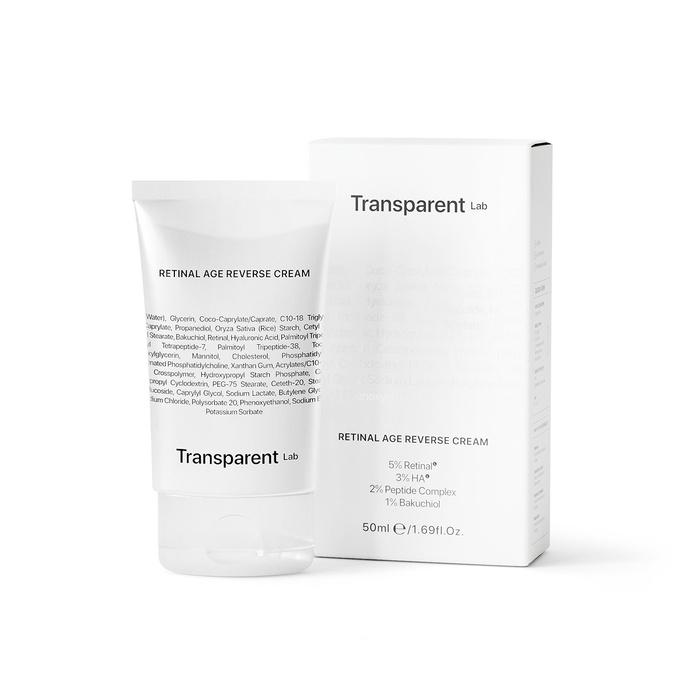 Transparent Lab - Retinal Age Reverse Cream, 50 ml - Przeciwstarzeniowy Krem z Retinalem