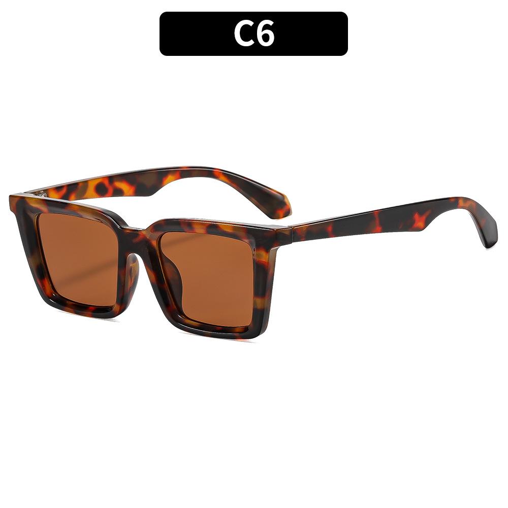 Women's sunglasses men's retro square sunglasses