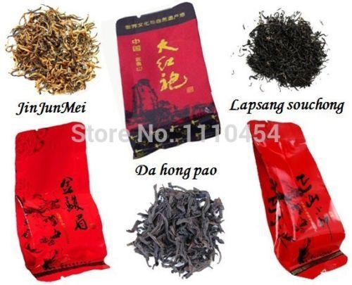 12 Bags Black Tea Gift Set Jinjunmei Lapsang Souchong Dahongpao Flavors Sampler