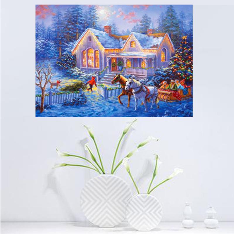 Buy New Style 5D Diy Diamond Painting Craft Kit Full Stick Drill Cross ...