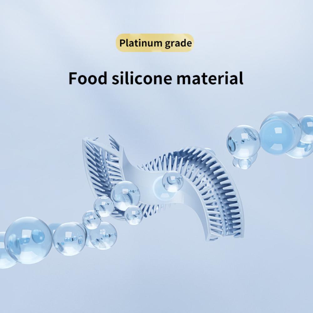 Children's Teeth Oral Care Cleaning Brush Baby Toothbrush 360 Degree U-shaped Soft Silicone Teethers Baby Toothbrush