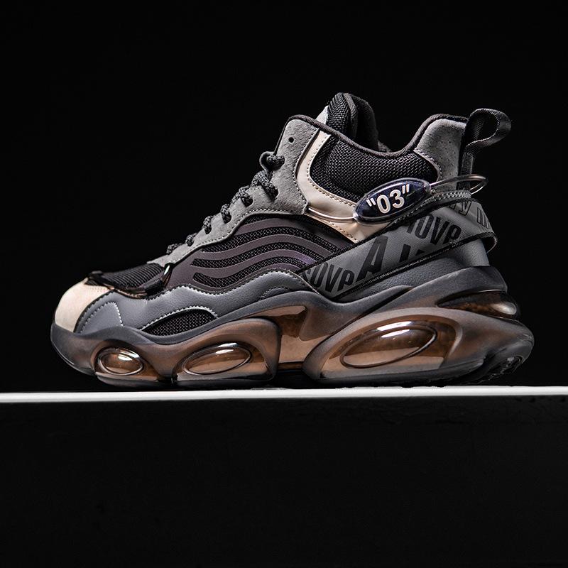 

Men s shoes 2025 autumn high-top coconut shoes casual sports shoes men s versatile platform non-slip dad shoes 47