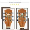 Novelty Guitar Headstock Decal Bass Body Decals Guitar Head Stickers Guitar Neck Sticker