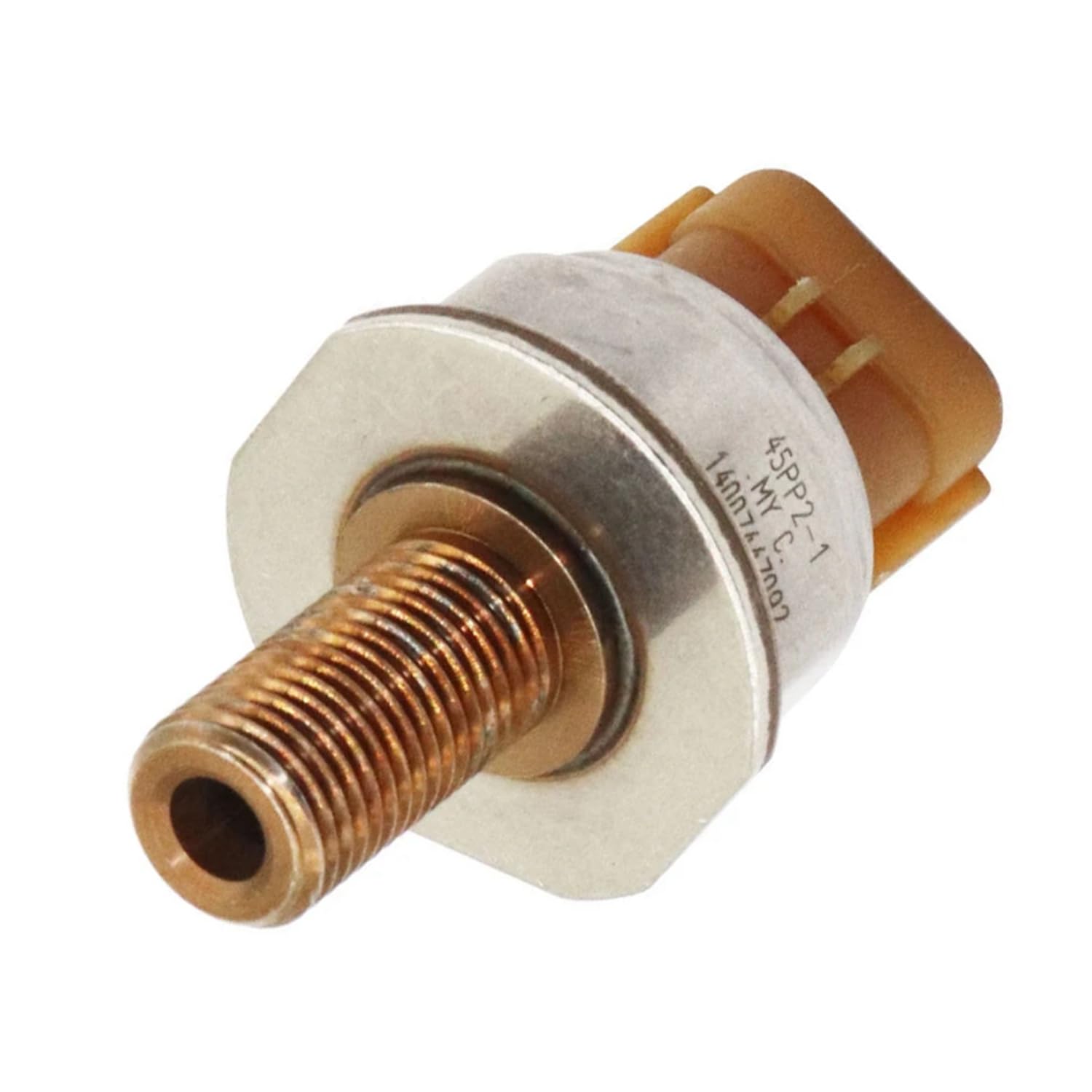 

for Nissan Fuel Rail Pressure Regulator Sensor 45PP2-1 166381LA0A for Armada 5.6L Titan 5.6L Juke 1.6L NV3500 2011-2020 - Bronze/Silver FPR