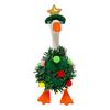 Festive Table Decor Goose Christmas Costume Festive Christmas Tree Goose Outfit for 7 Statue Holiday Desk Clothes
