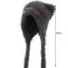 Solid Color Beanies Cap Windproof Women Earmuffs Cap Cute Winter Bear Ears Hat