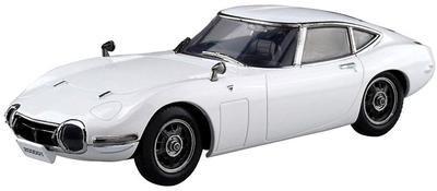 Aoshima Bunka Kyozai The Snap Kit Serie Toyota 2000GT Pegasus Weiß Plastikmodell 05A 1/32 Vorlackiert