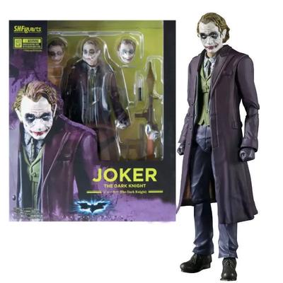 15cm Anime SHF Mroczny Rycerz Heath Ledger Joker V2 Figurki Akcji Model Filmowy Modne Zabawki Dekoracja Biurka Prezenty Kolekcjonerskie