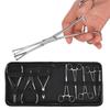 8pcs Professional Stainless Steel Body Piercing Instruments Kit Tools Body Art