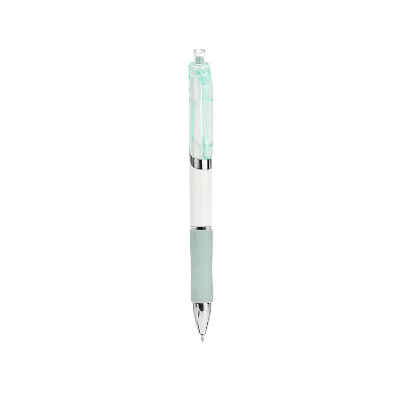 Macaron Quick-Dry Push-Button Gel Pen - Custom Logo, High-Quality Exam & Signing Pen with Black Ink