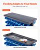 7-Tier Double-Sided Rolling Bin Storage Rack, 94 Plastic Bins, Dual-Sided Parts Organizer with Wheels, Mobile Tool Organizer for Garage, Warehouse,