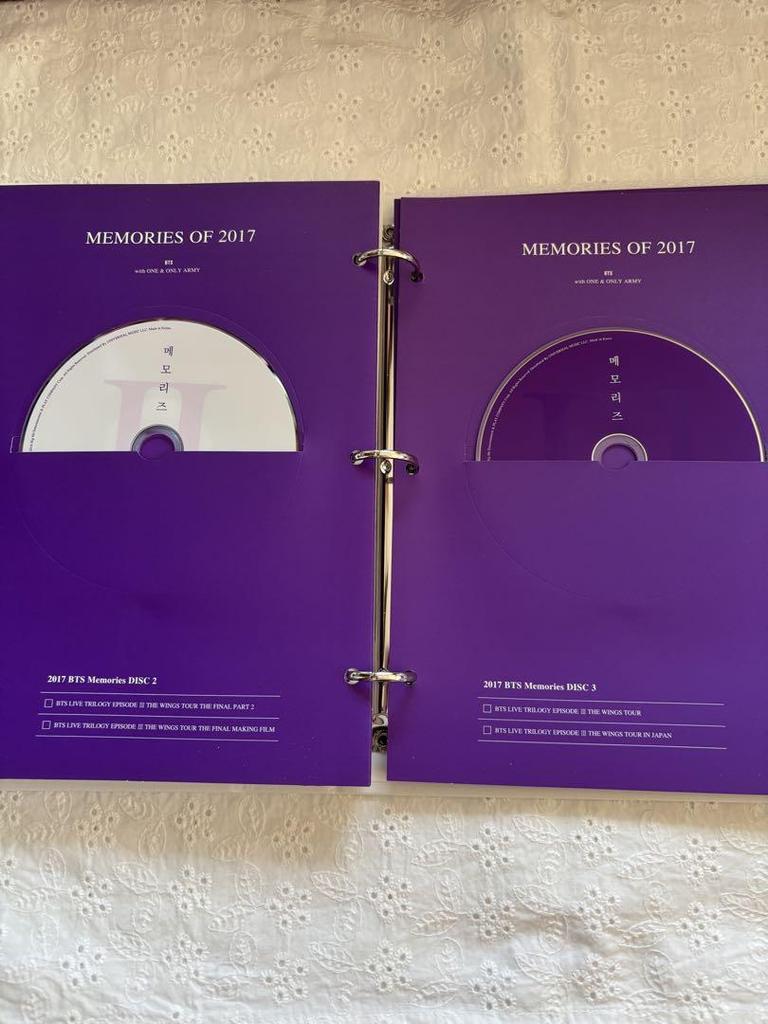 [USED] BTS MEMORIES OF 2017 DVD with Japanese subtitles