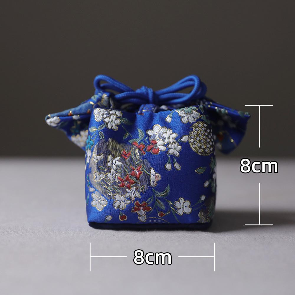 Travel Bag Storage Pouch Tea Set Teapot Cup Bag Japanese Style Multifunctional Portable Drawstring Tea Ceremony Accessories New