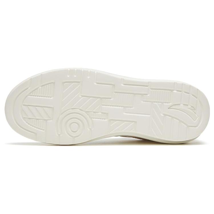 Anta Slip Resistant, Abrasion Resistant, Lightweight Low top Skateboard Shoes Women's Oat White 922328060-2