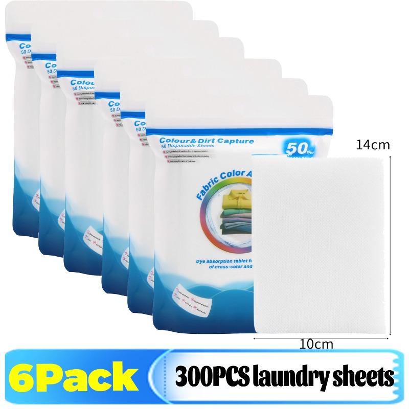 Non-woven Color Absorption Sheet Washing Machine Fabric Color Catcher Cloth Yeing Proof Laundry Sheet Anti-Stain Laundry Tablet