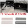 Car Seat Under Floor Air Vent Outlet Dust Filter Cover Protection Panel Interior Accessories Fit For Mazda CX-50   2024