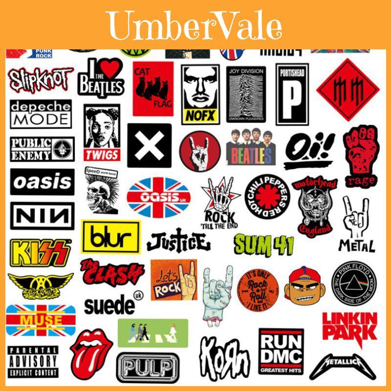 Music Bumper Stickers Waterproof Sticker Pack For Adults And Kids 100pcs