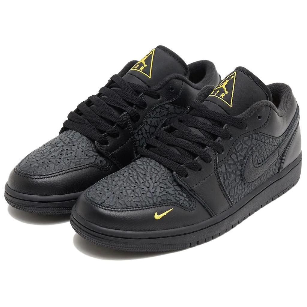 Jordan Air Jordan 1 Low top Vintage Basketball Shoes Men's Black IM6568-010