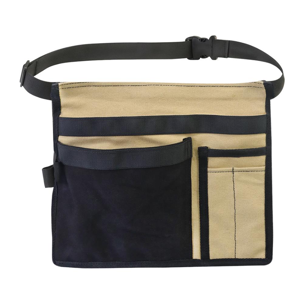 

Сумка для хранения ручных инструментов с зажимом для ремня, сумка для инструментов электрика, регулируемая профессиональная сумка электрика для плотников и строителей кофейный