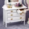 European Style Dollhouses Wardrobe Cabinet Wooden Dresser Toy For 1/12 Scale Miniature Home Decors