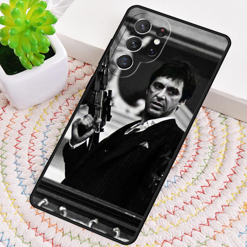 Scarface Tony Montana Print Phone Case For Samsung Galaxy Note 10 Pro S26 S25 S24 S23 S22 Ultra Plus S21 FE S20 Shockproof Cover