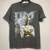 Dmx Rap Musik T-Shirt Grau Mittel 19x26 Makel Grunge Vintage Bequem Atmungsaktiv Dehnbar Lässig Unisex Weich