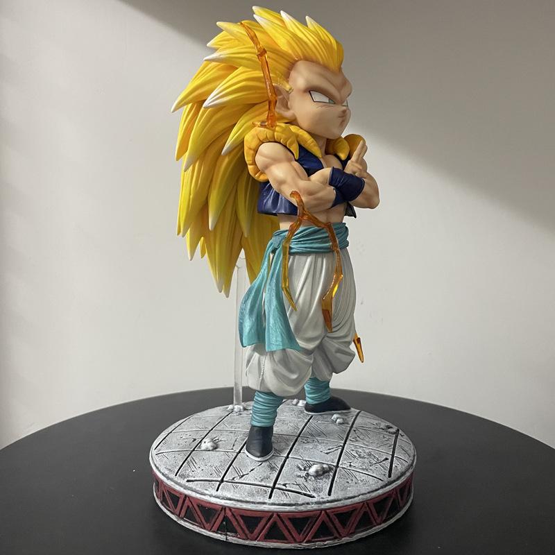 Dragon Ball Z GK SJJ3 Gotenks PVC Action Figure Anime Figure Super 3 Saiyan Gotenks Statue Model Toys Collection Doll Kids Gift