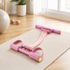 Pedal Resistance Band with Handle, 10-Tube Pedal Ankle Puller Exerciser, Multifunction Tension Rope for Arm, Leg, Waist, Shoulder Training