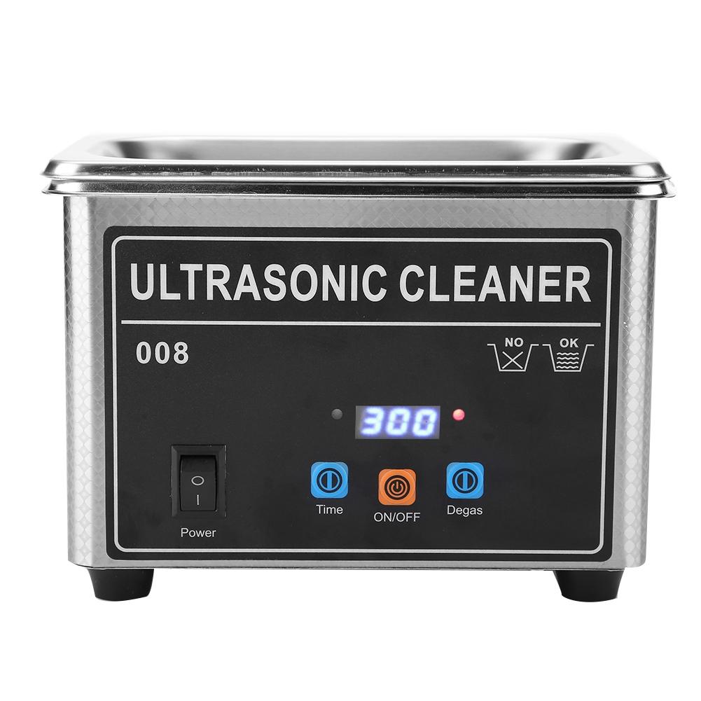 Máquina de limpeza ultrassônica CJ-008 para joias, relógios, óculos e dentaduras