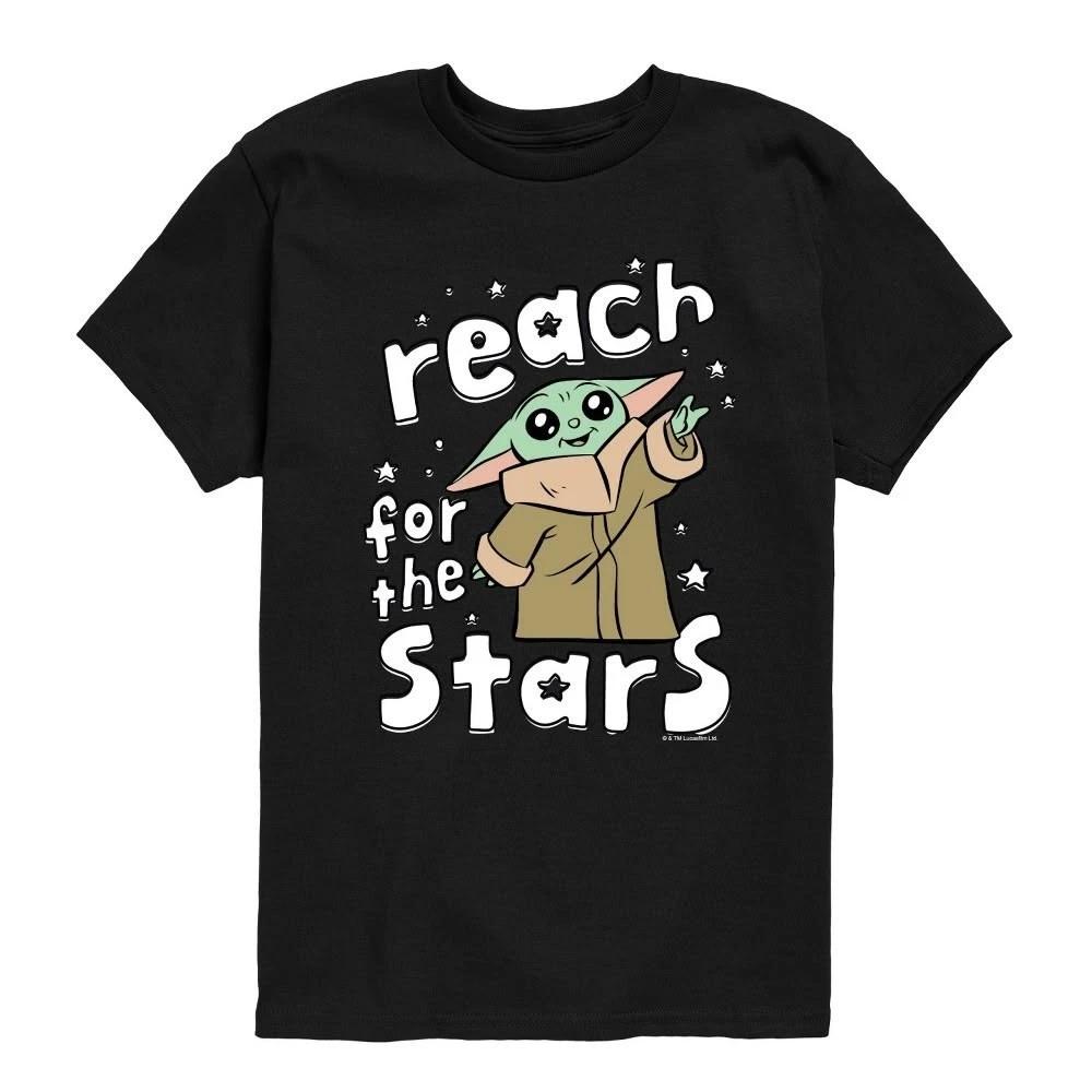 Grogu Inspired Reach For The Stars Graphic T Shirt 3XL