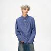 Retro Streetwear Plaid Long Sleeve Shirt For Men Spring Autumn New Style Design Sense Loose Trendy Top