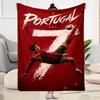 Ronaldo's Crz Football Legends Blanket Ultra-Soft Great for Sofa Livingroom Seaside Four Seasons Universal Modern Gift for Travel Home Birthdays