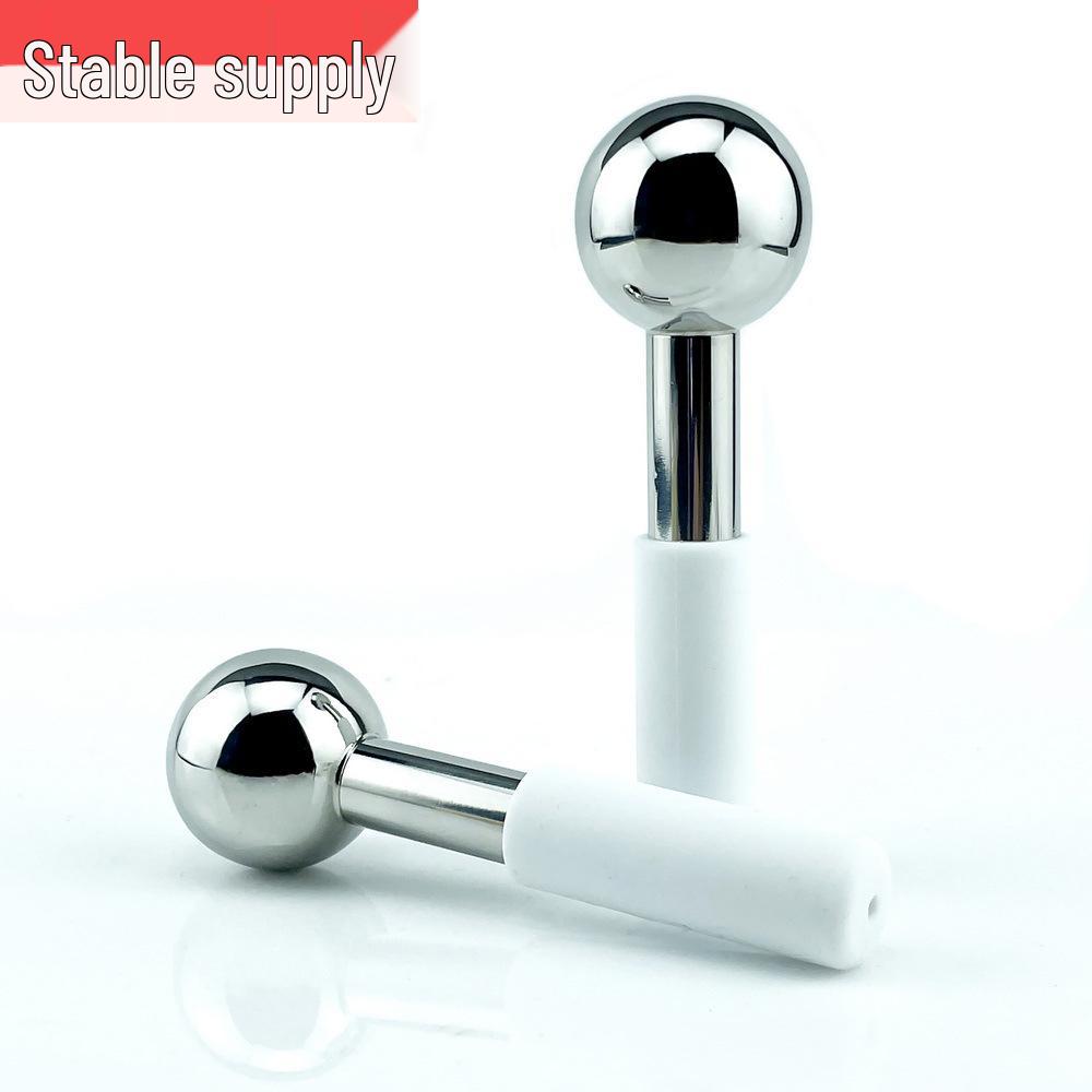 Mini Stainless Steel Ice Globe Facial Massager for Hot & Cold Therapy