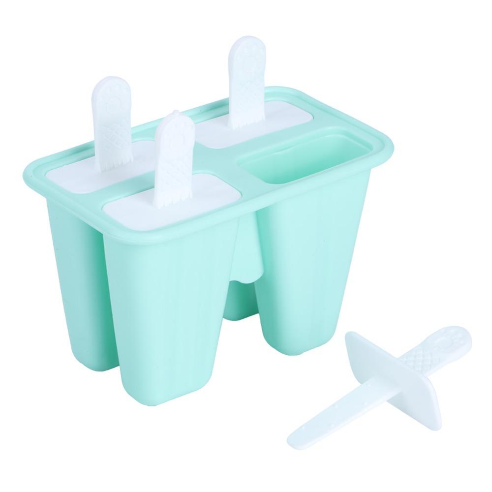 Mint Green Ice Cream Mould Reusable Popsicle Mold Durable Ice Cream Mold Hot Summer