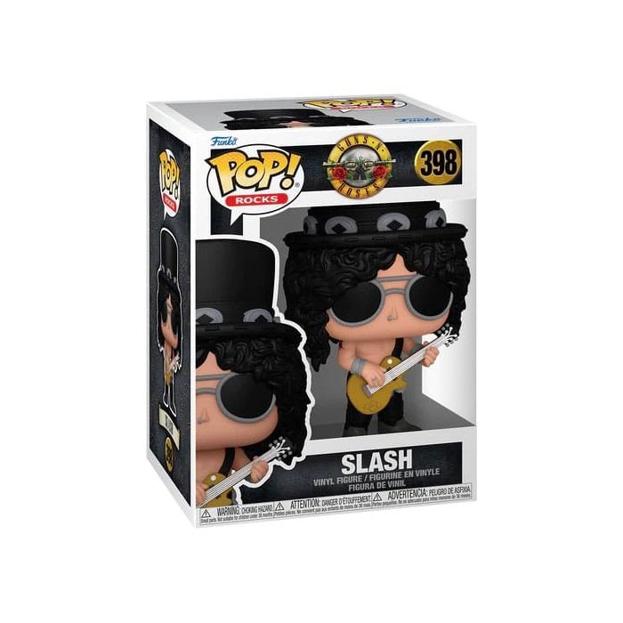 Figurine - FUNKO - Pop Rocks N° 398 - Slash - Guns N' Roses - Noir
