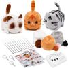 1 Set Diy Gift Needle Felting Tool Dog Wool Needle Felting Kit Non-Finished Cat Handmade Wool Felting Material Package Doll Toy