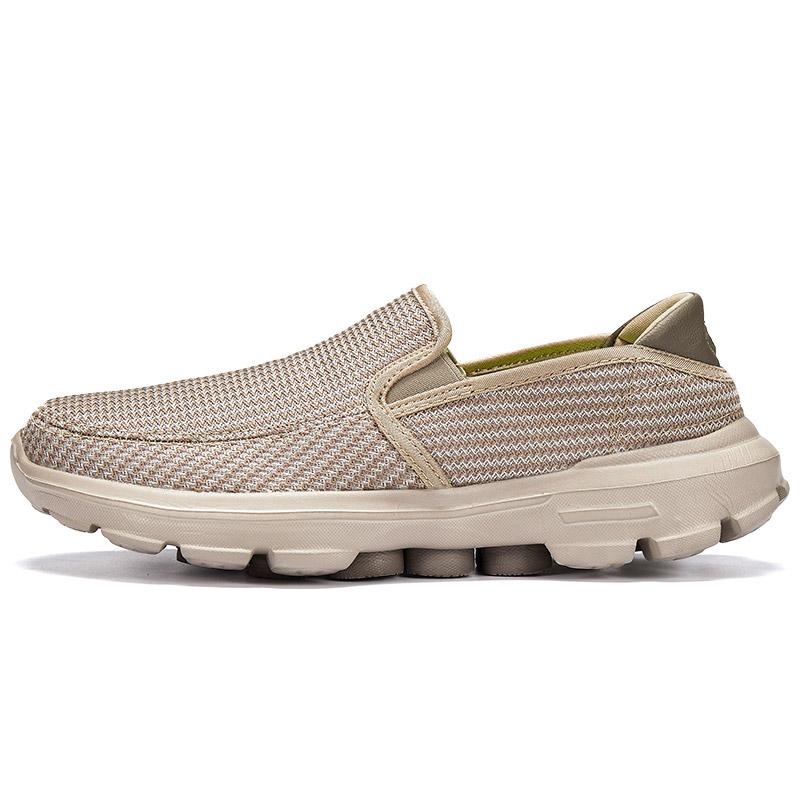 

Мужские мокасины Slip-on, новые весенние туфли для вождения, мужская дышащая повседневная обувь, нескользящая обувь, мокасины, большой размер 45, мужские туфли 37 хаки