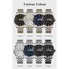 POEDAGAR Luxury Business Man Watch Stainless Steel Week Date Men's Wristwatch Waterproof Luminous Fashion Quartz Watches for Men