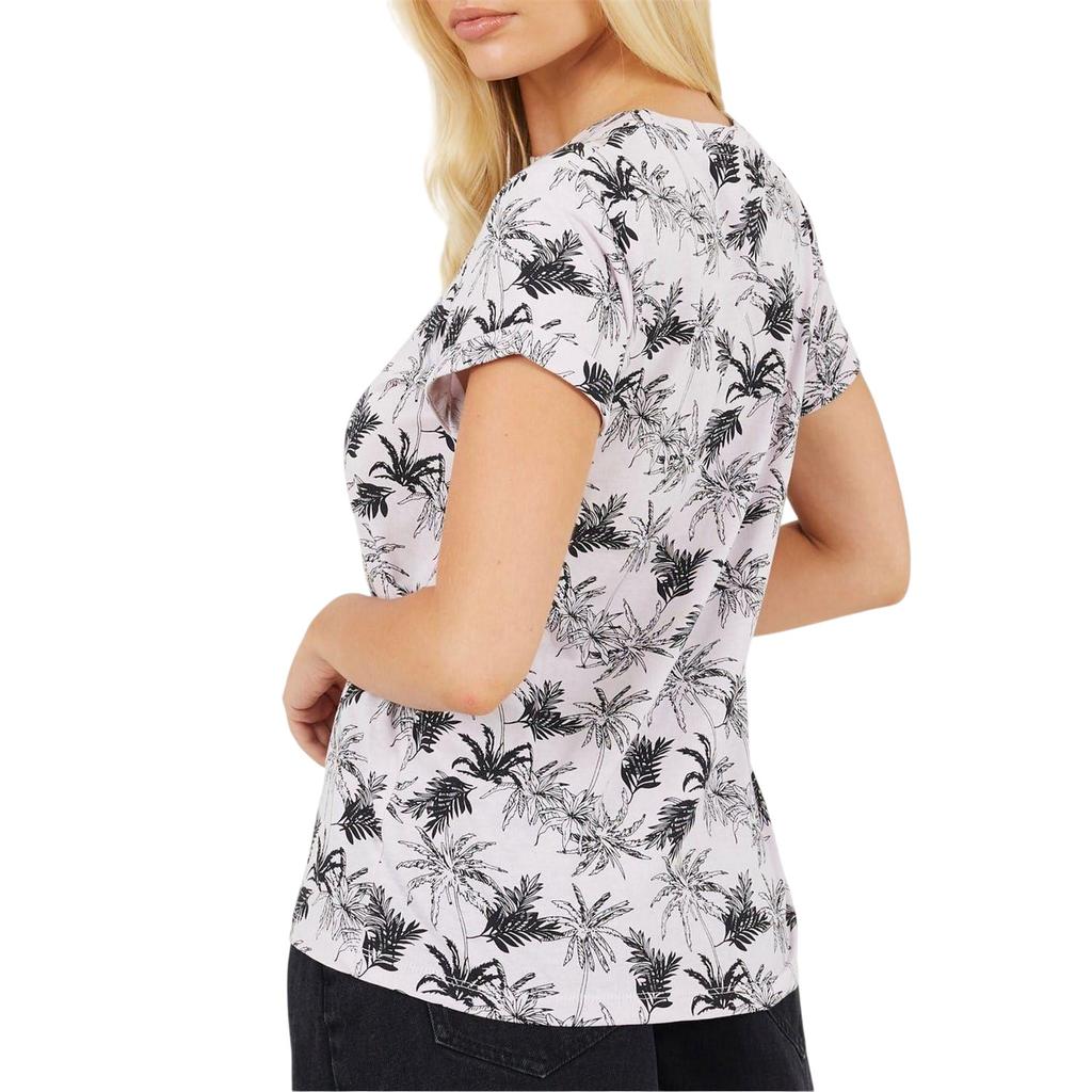 Brave Soul Womens/Ladies Palm Tree T-Shirt