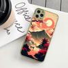 Japanese Landscape Phone Case For IPhone 14 11 12 13 Mini Pro Max 8 7 Plus X XR XS MAX Translucent Matte Cover