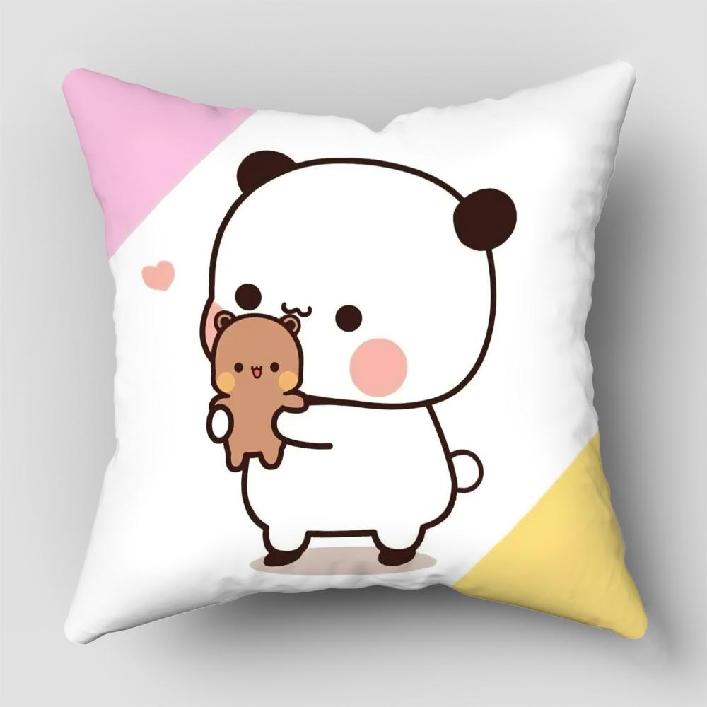 Bubu Dudu Pillowcase Cute Cartoon Bear Pillowcase Living Room Sofa Cushion Cover Bedroom Home Decoration Children's Gift