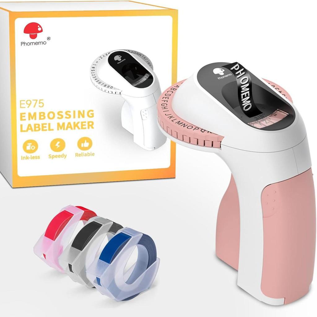 E975 Portable DIY Manual Label Printer