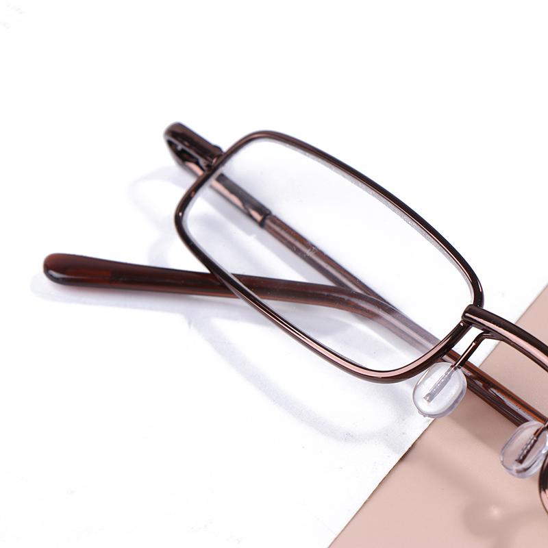Элегантные портативные мини-очки для чтения с металлической оправой для ручек — фото 13